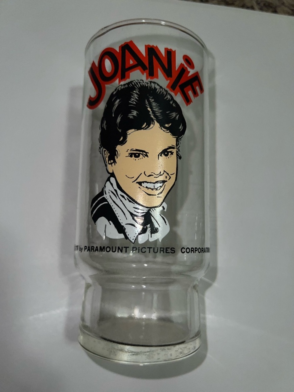Joanie Vintage Paramount Pictures Collector Glass - Happy Days Collection